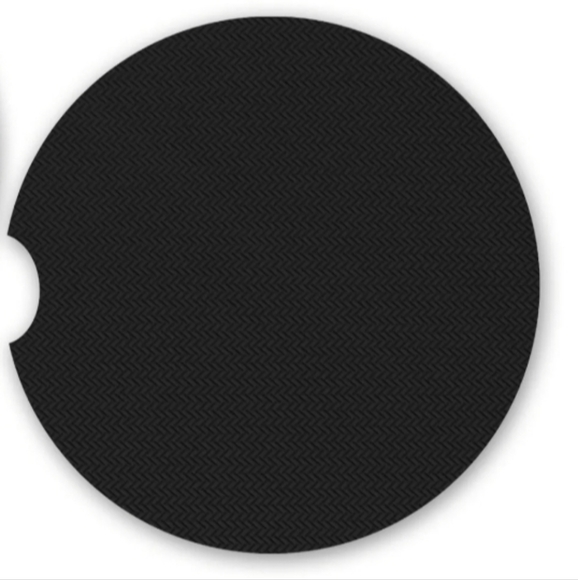 Dog Paw Blue Handmade Reuseable Neoprene Set of 2 Cup Holder Car Coasters - Picture 2 of 4